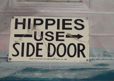 hippies use side door