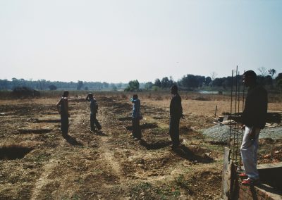 Baustelle für neue Schule